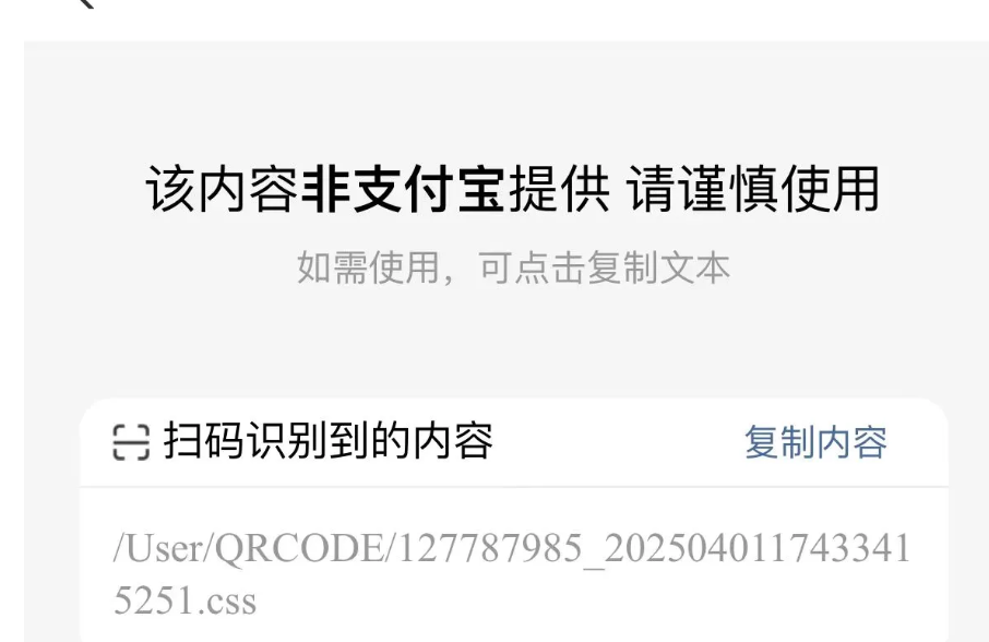 用户支付宝微信扫码报错变文本-腾渊科技论坛
